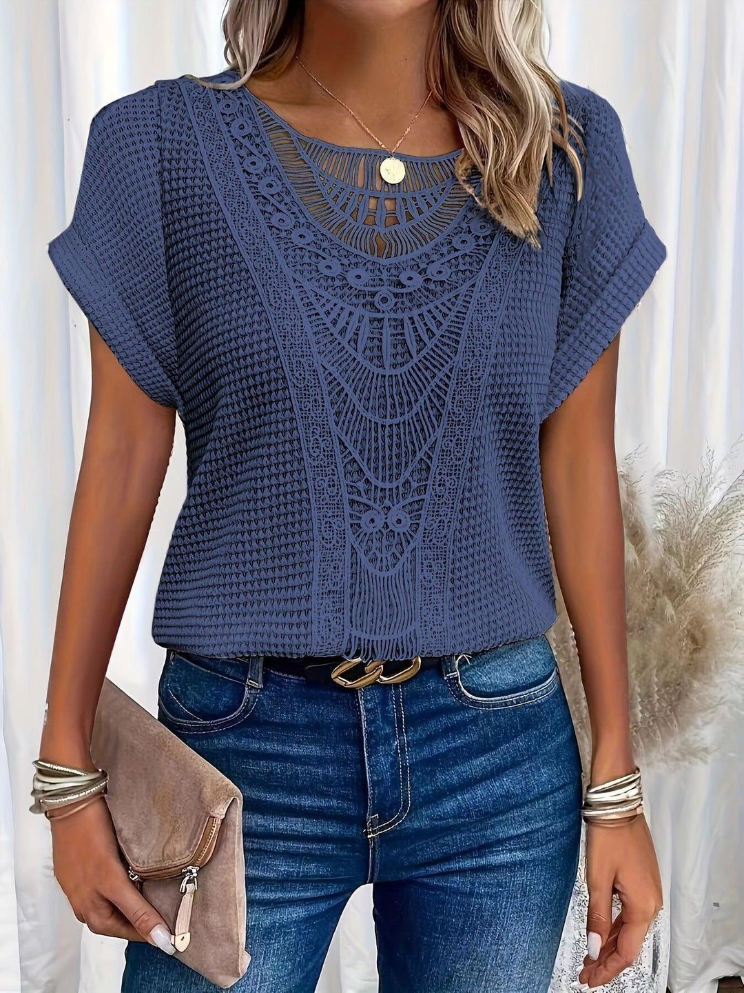 Beautifully Detailed Knitted Top